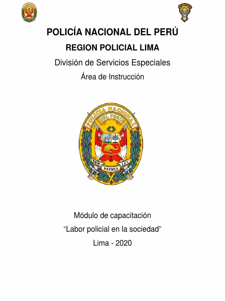 ¿Qué es la labor policial?