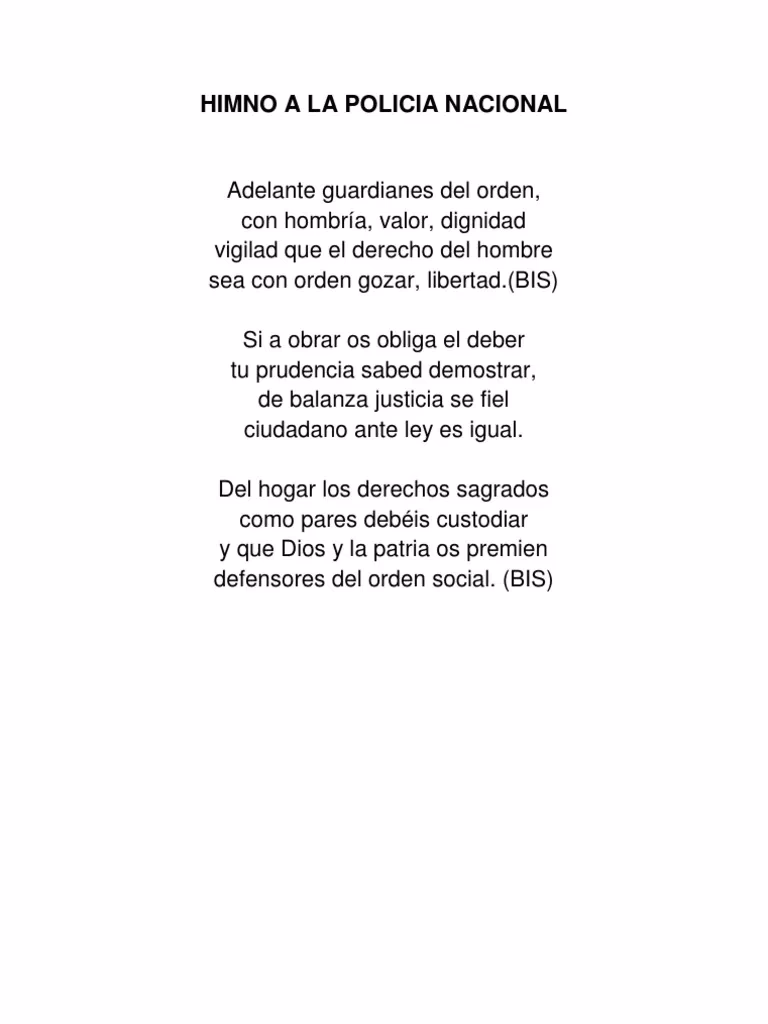 ¿Cómo se expresa la actitud de respeto al himno de la Policía Nacional?