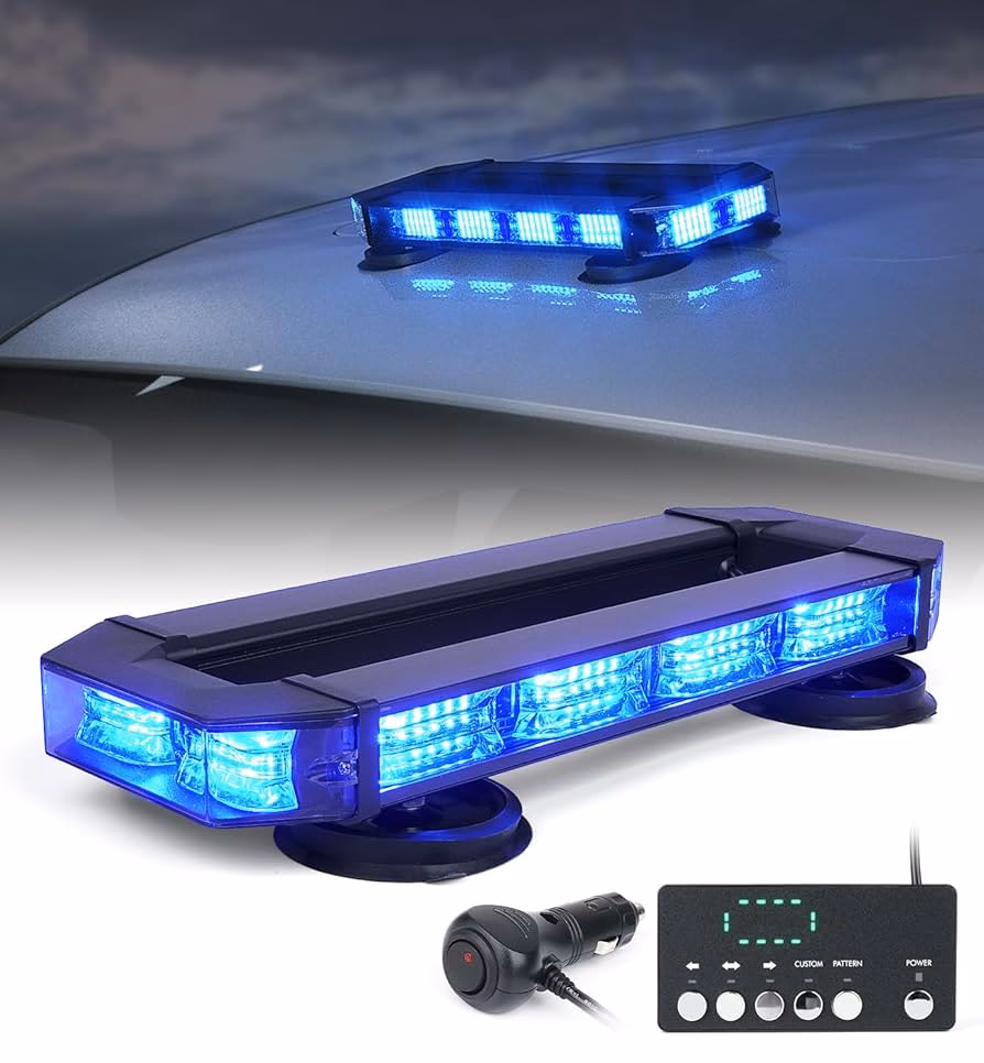 ¿Qué esperan los espectadores en las luces azules de los coches de policía?