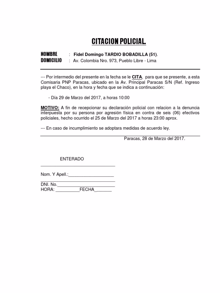 ¿Cuáles son los requisitos de una notificación?