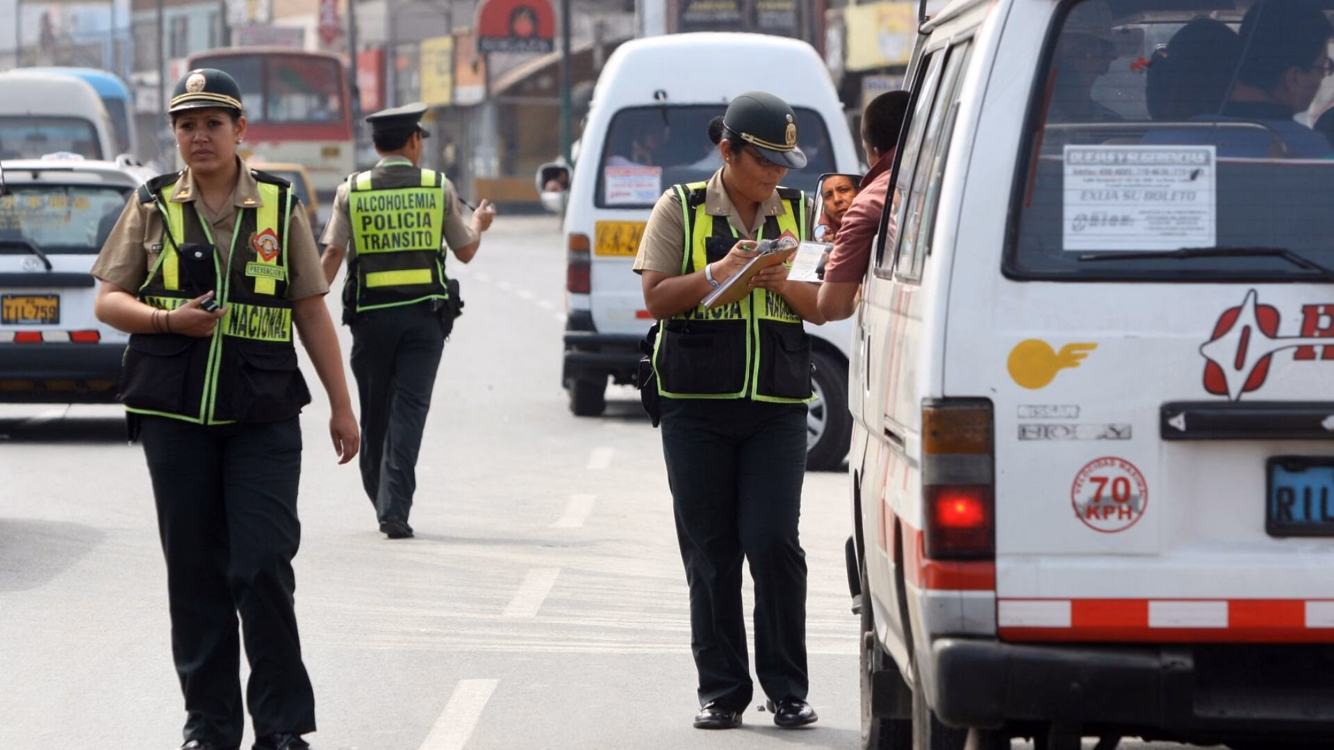¿Cómo se dan las intervenciones u operativos policiales de vehículos?