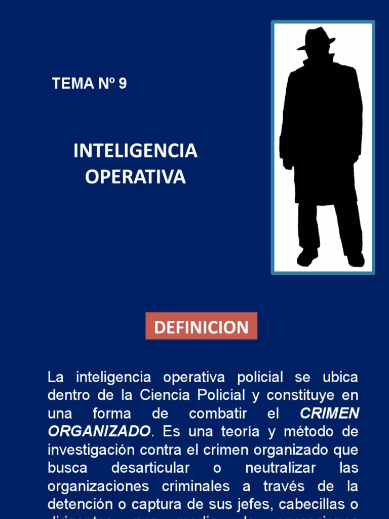 ¿Qué quiere decir la palabra operativo?