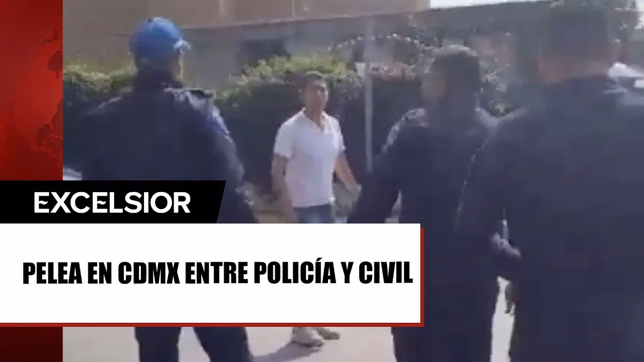 ¿Por qué se desató la pelea entre el uniformado y el civil?