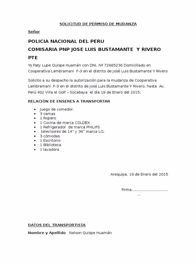 ¿Cuánto tiempo se tarda en pagar el permiso de mudanza?