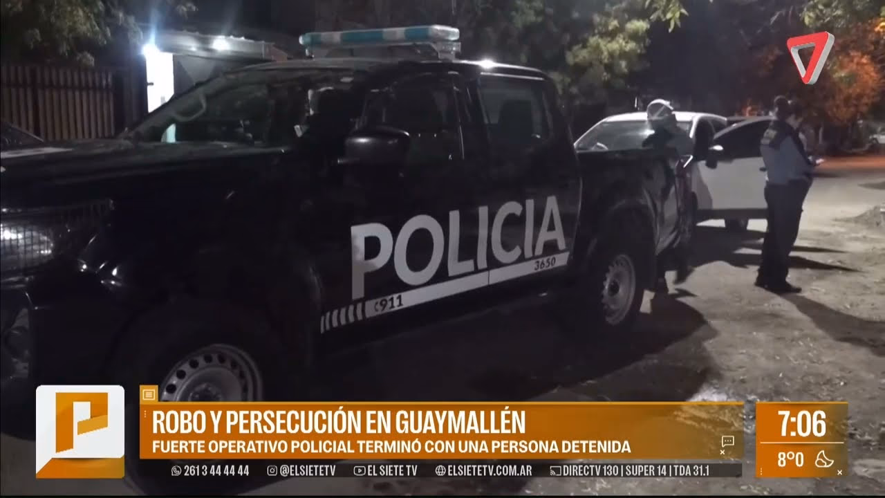 ¿Qué sucede en la persecución de los policías?