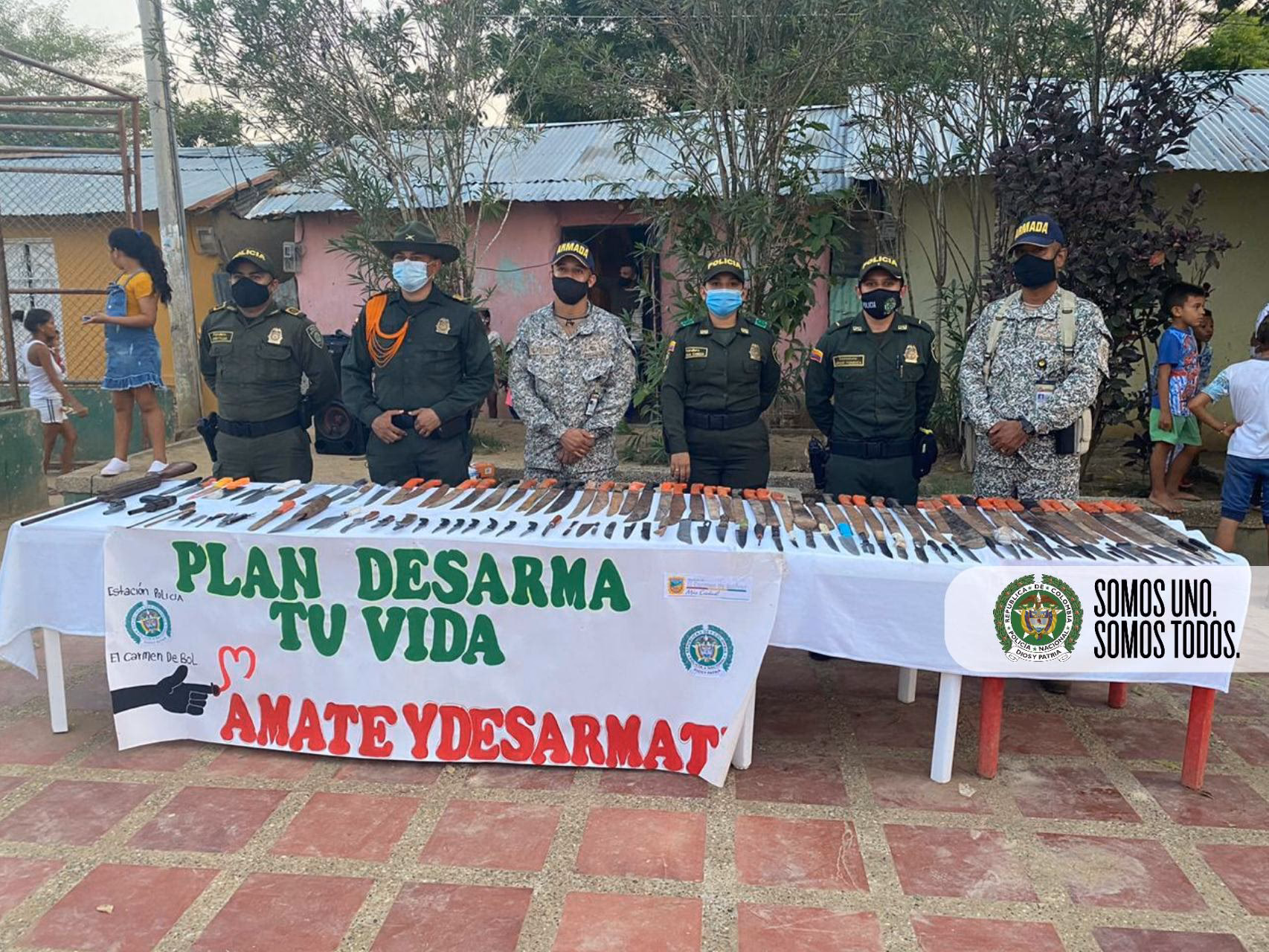 ¿Qué pasó con el desarme de la Policía Nacional?