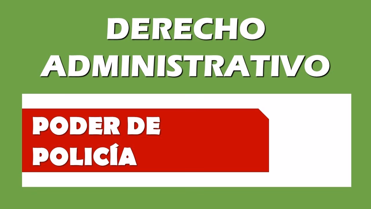 ¿Qué es la ión de poder de policía?