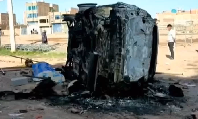 ¿Qué le pasó a un policía calcinado vivo?