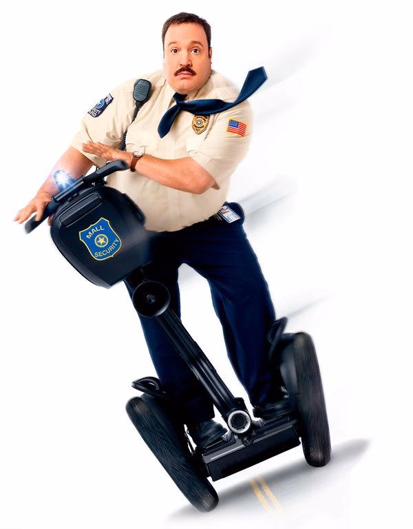 ¿Cómo está la policía en la plaza comercial?