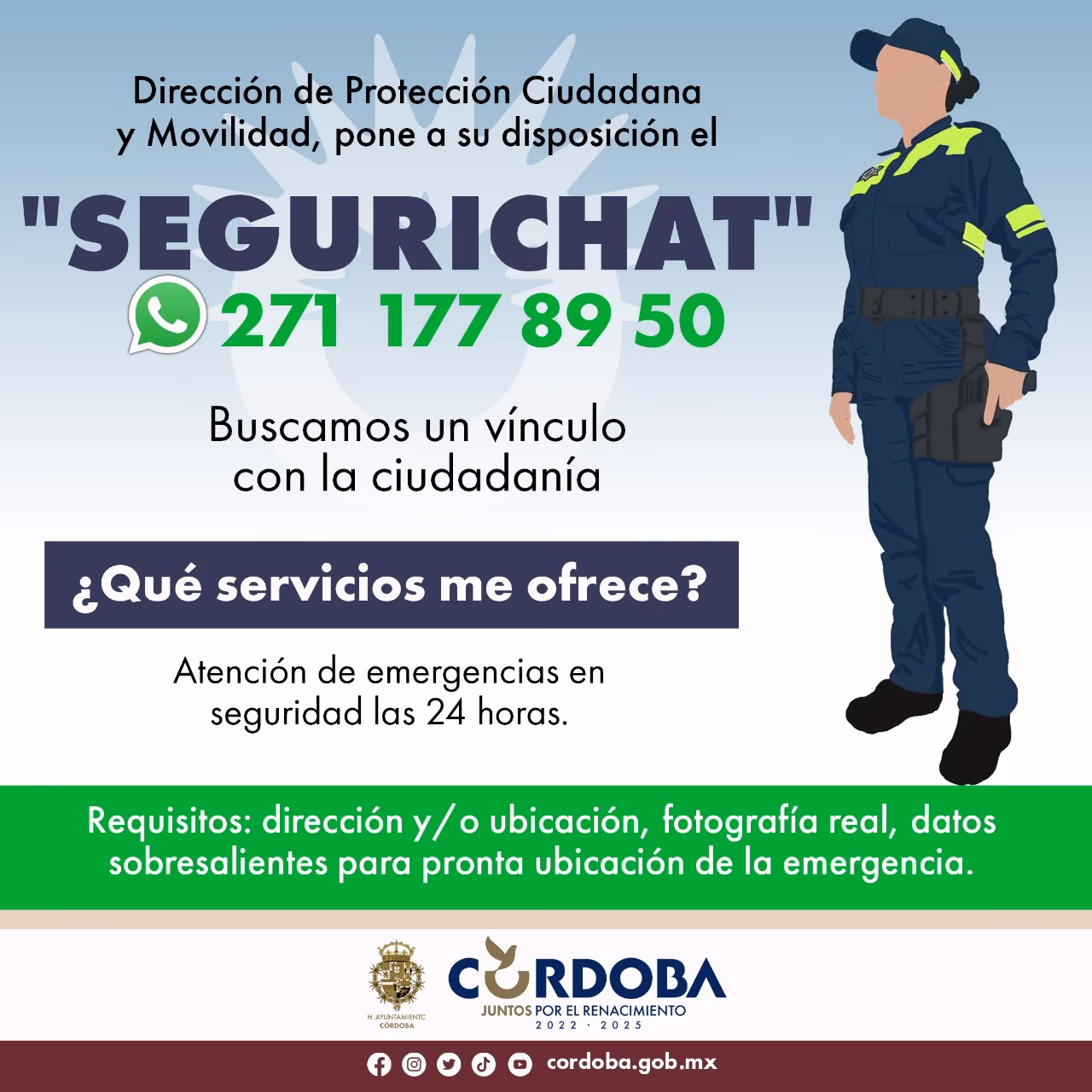 ¿Dónde se encuentra el Ministerio del Interior comisaría de Policía de Córdoba?