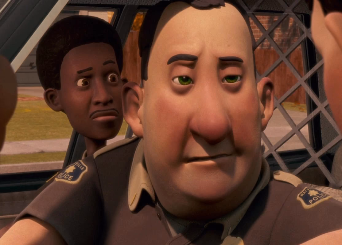 Who are officers Lister & Landers in Monster House?