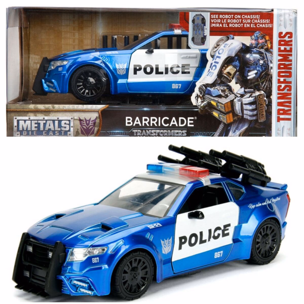 ¿Cuál es el coche de policía más famoso de Transformers?
