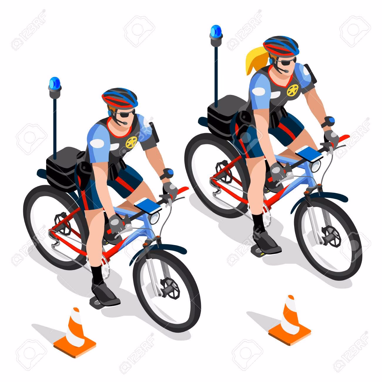 ¿Cómo se llama la serie de policías en bicicleta?