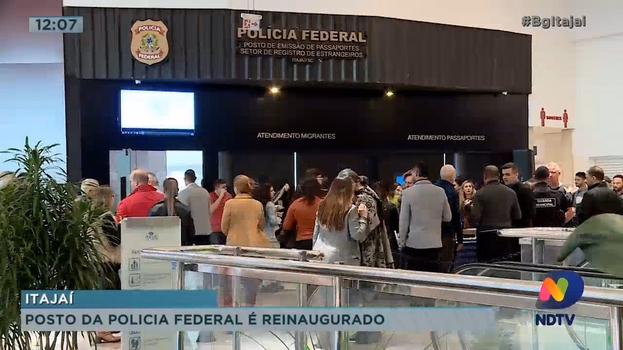 Onde fica a Delegacia de Polícia Federal de Itajaí?