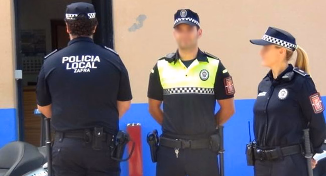 ¿Cuál es la estructura de la policía local de Zafra?