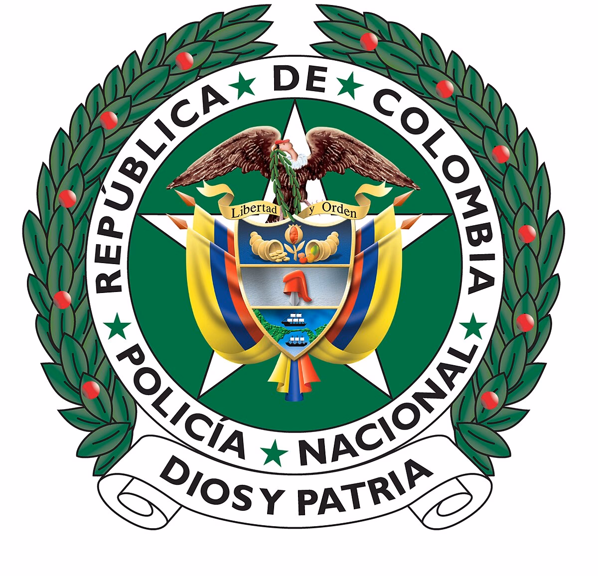 ¿Cuáles son los emblemas de la Policía Nacional?