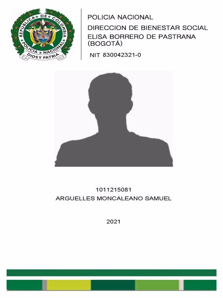 ¿Cuál es el NIT de la policía de Cali?