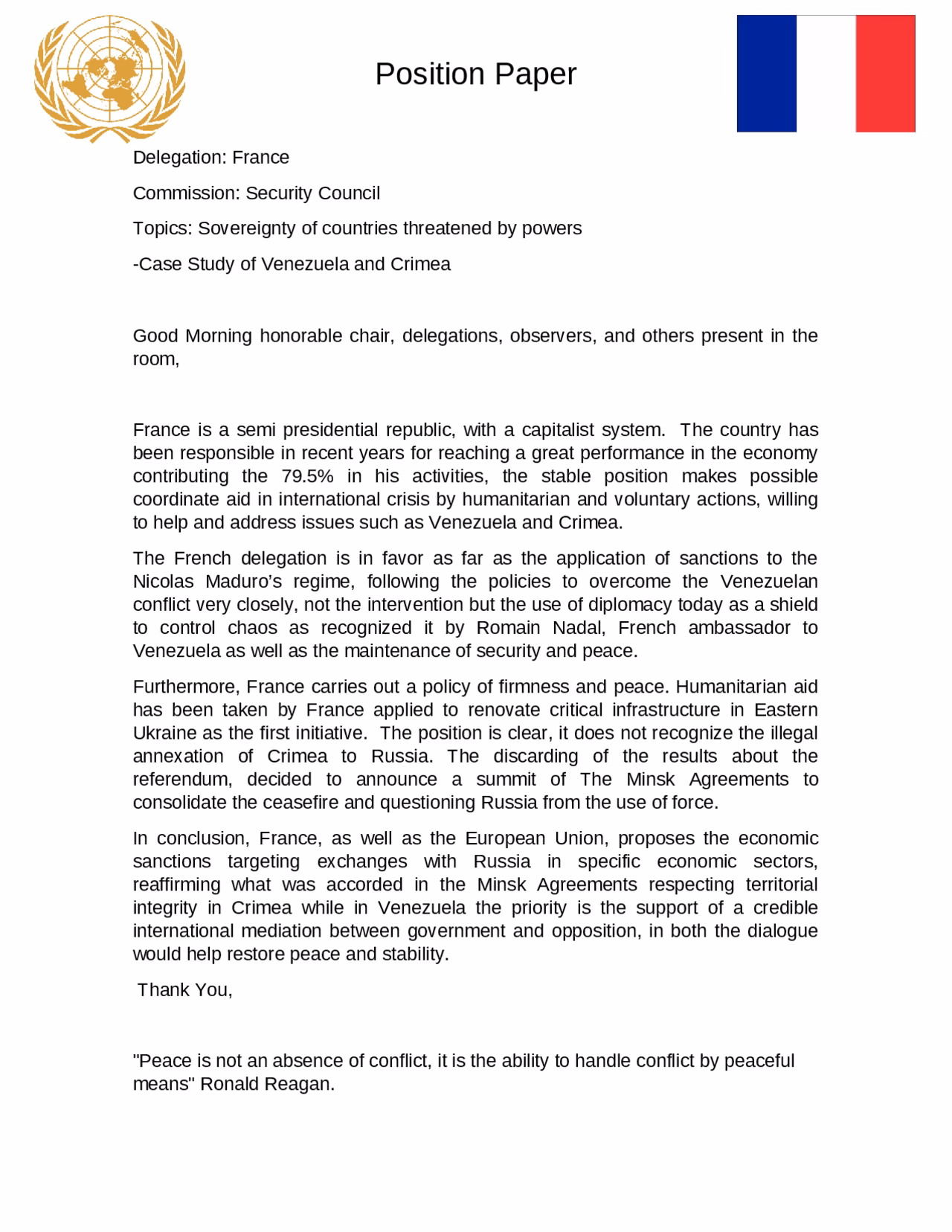 ¿Cuáles son los portantes de un Policy Paper?