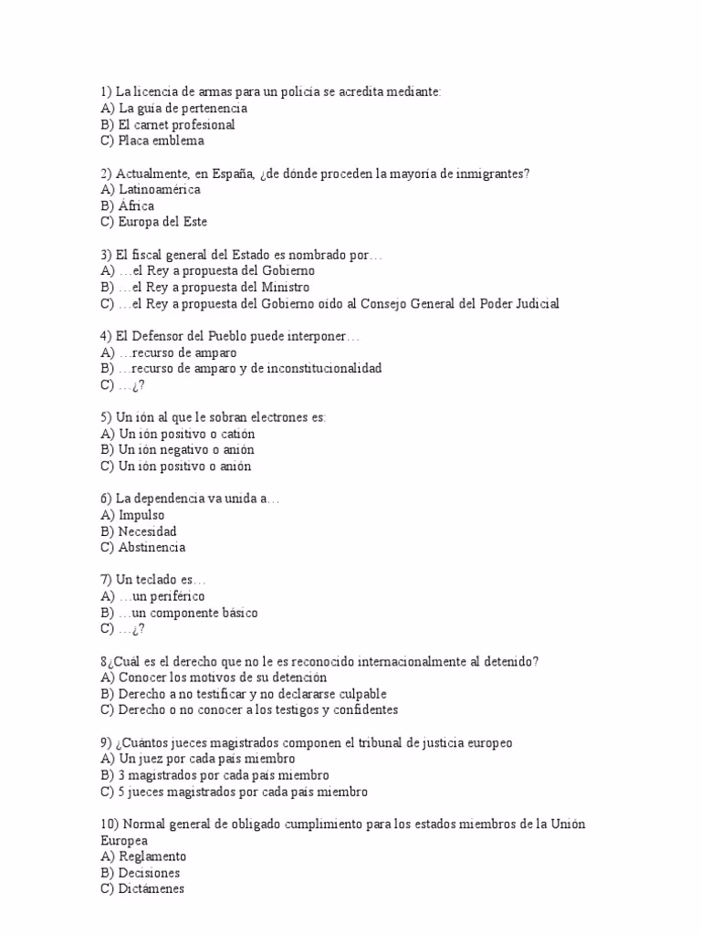 ¿Qué es un banco de preguntas de la Policía Nacional del Perú?