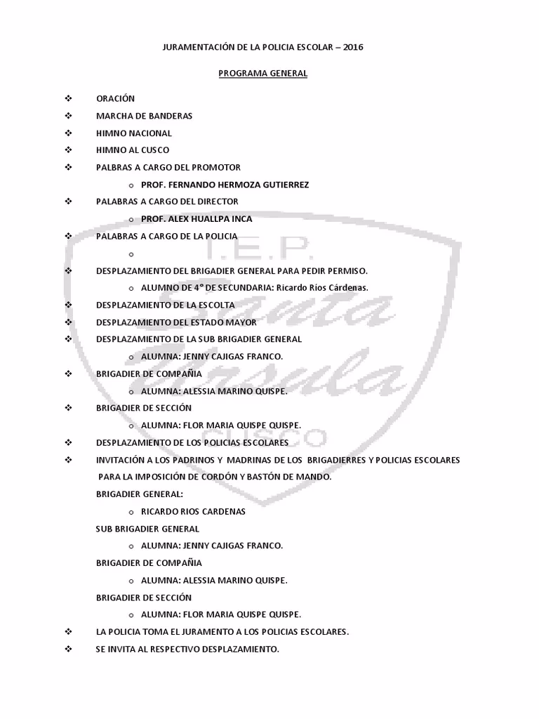 ¿Cómo se realiza la juramentación de los municipios escolares?