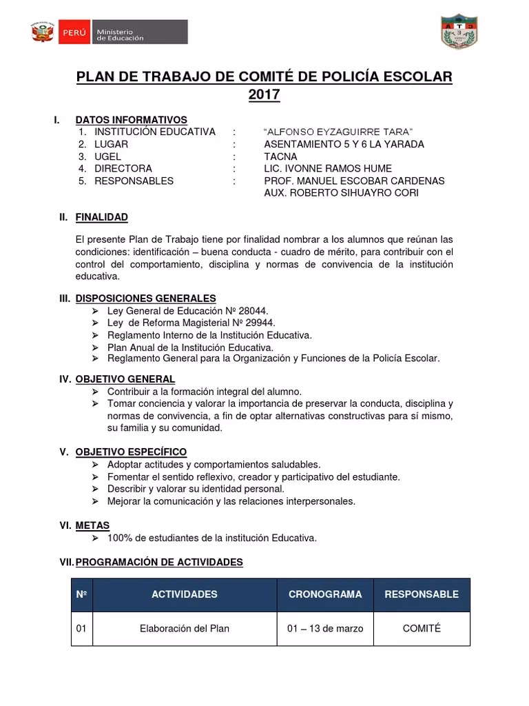 ¿Qué es el proyecto de la policía?