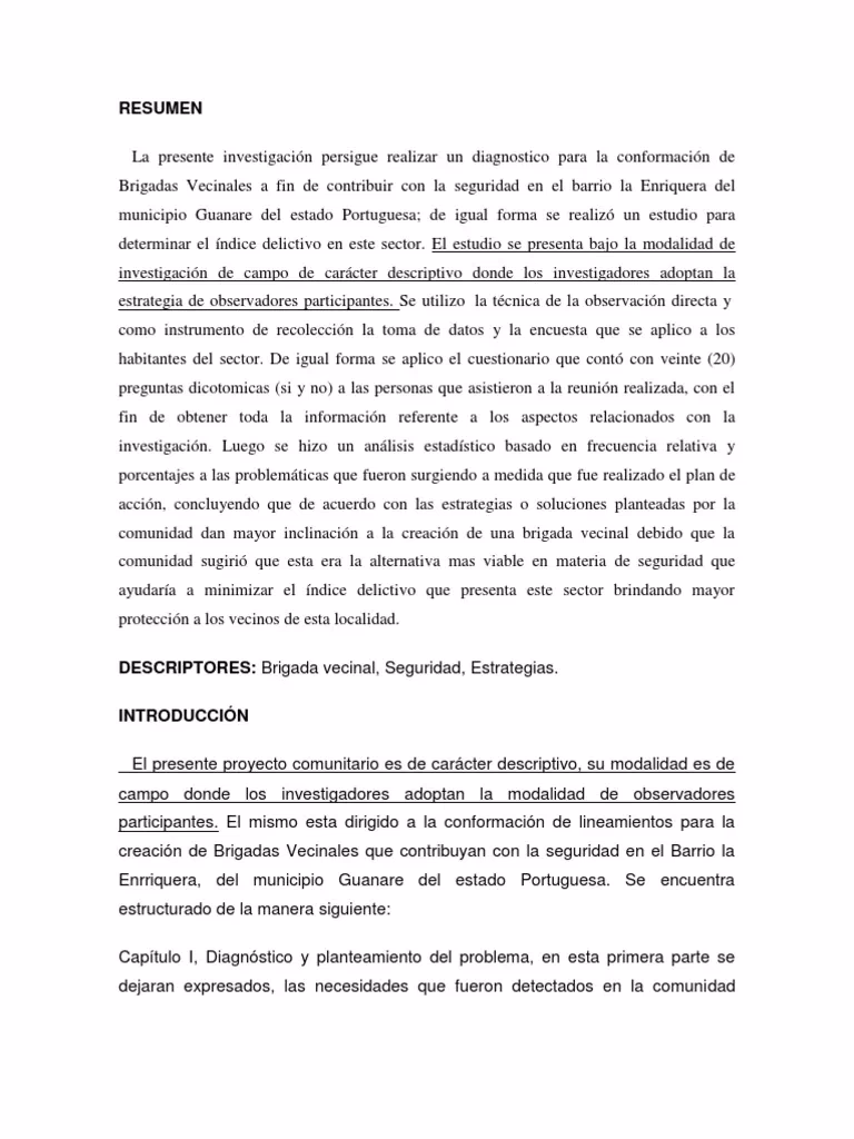 ¿Cuáles son los objetivos de un proyecto de policía?