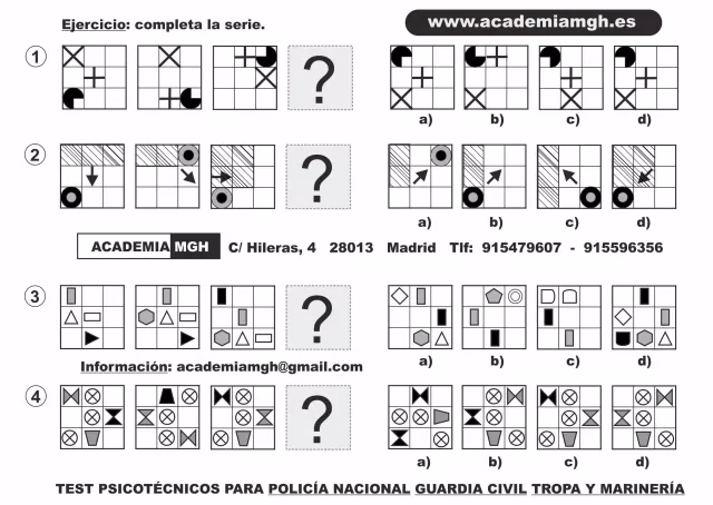 ¿Cómo se valora la prueba de psicotécnicos de Policía Nacional?
