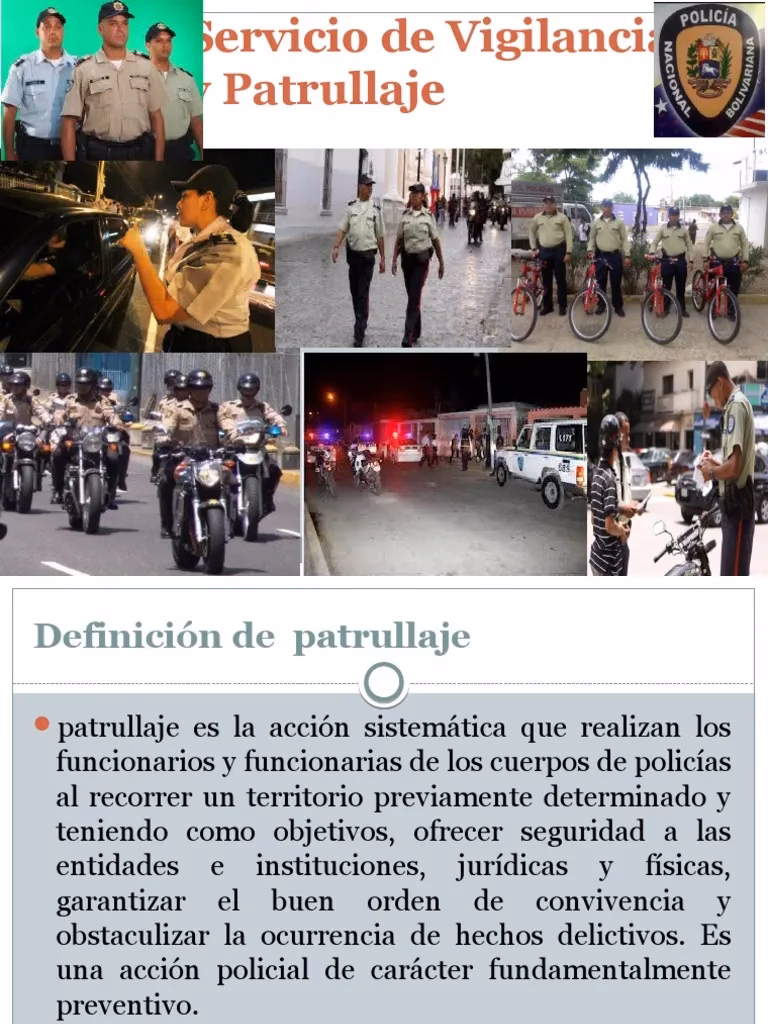 ¿Qué es el patrullaje?