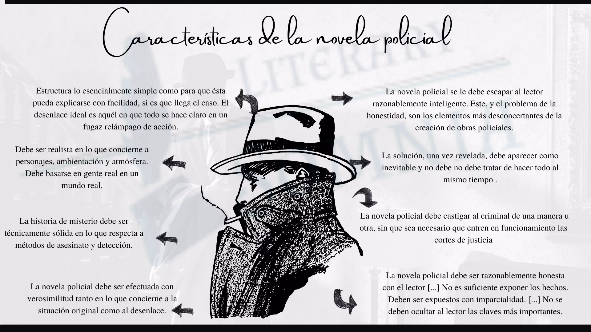 ¿Qué tipo de narración es una novela policial?