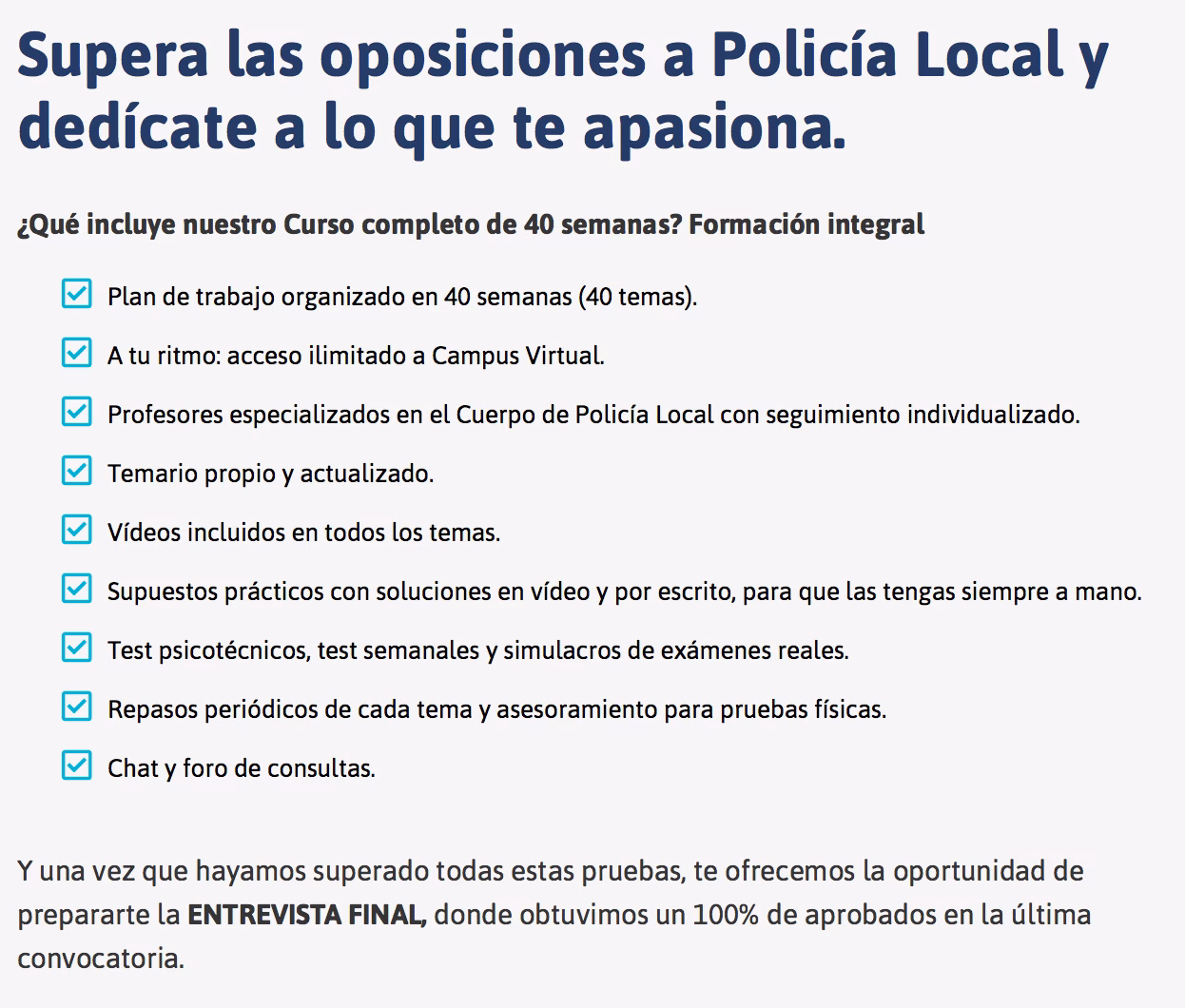 ¿Qué se necesita para ser policía municipal?