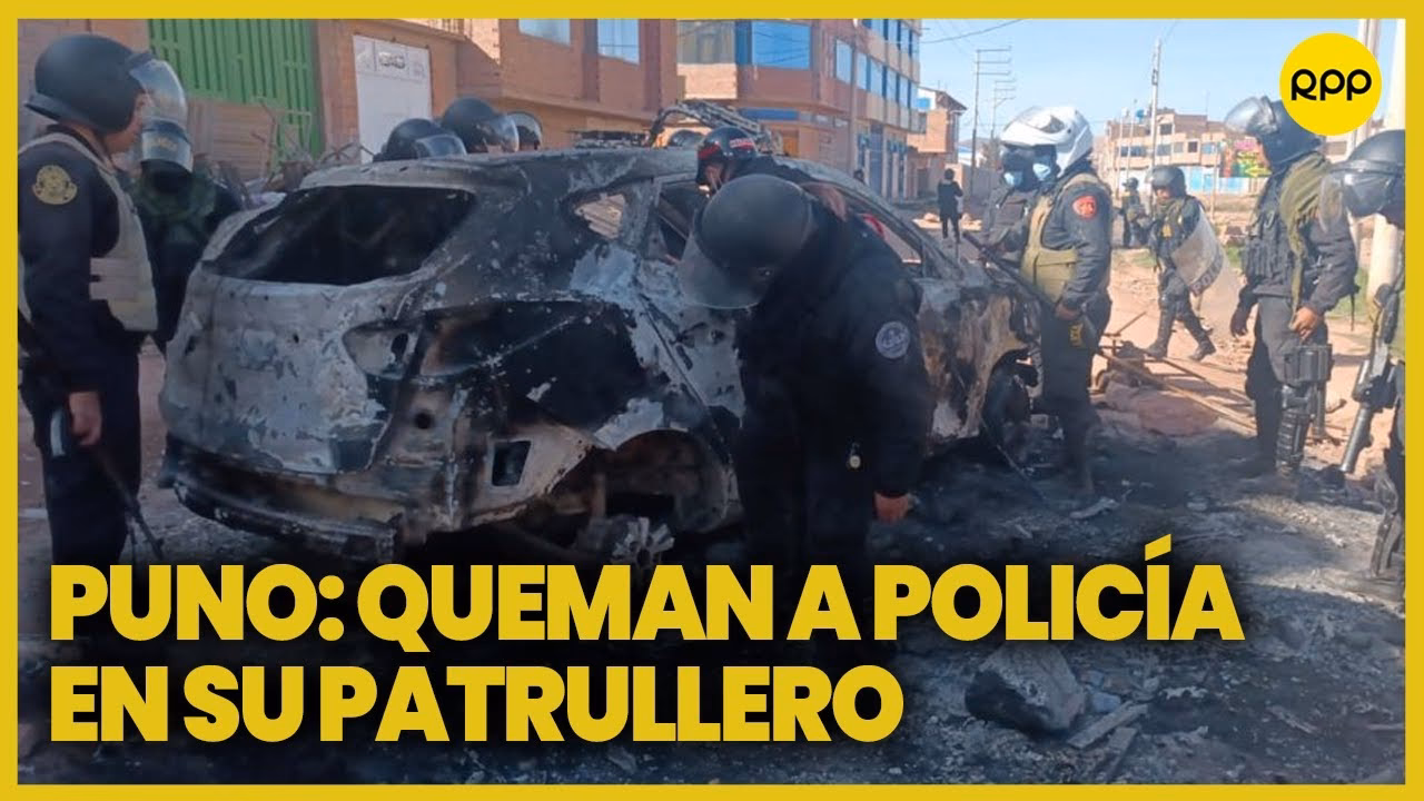 ¿Qué le pasó a la policía en Puno?