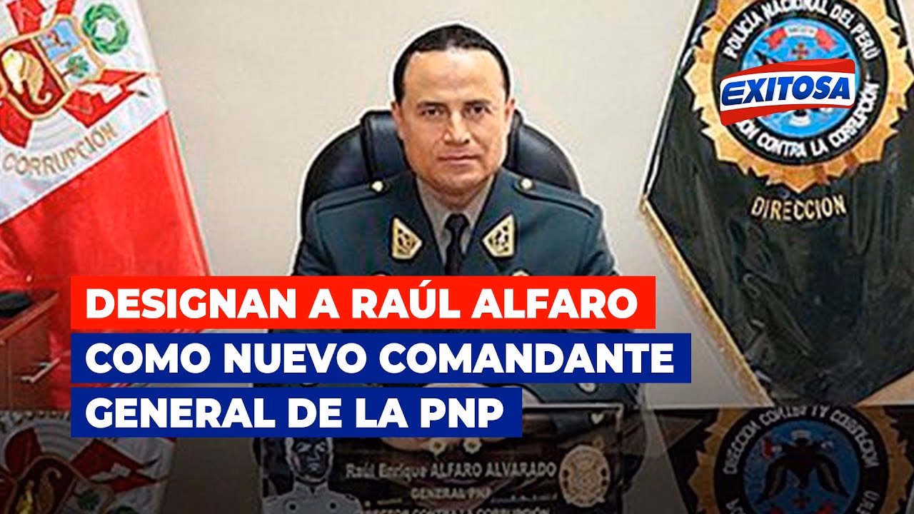 ¿Por qué se retiró Raúl Alfaro del cargo de Comandante General de la Policía Nacional?