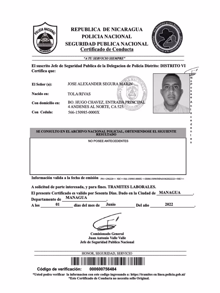 ¿Cómo consultar el récord policial?