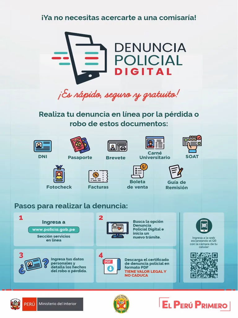 ¿Cuáles son los requisitos para presentar una denuncia?
