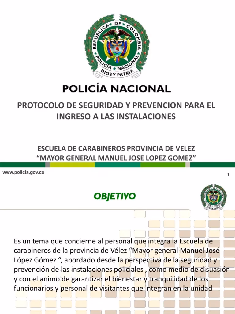 ¿Dónde están las instalaciones de la Policía Nacional?