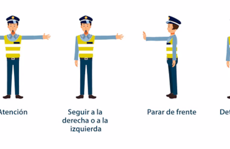 ¿Qué son las señales luminosas de la policía?