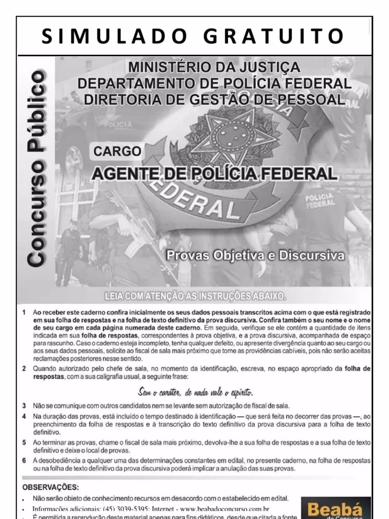Como conquistar a aprovação no concurso da Polícia Federal?