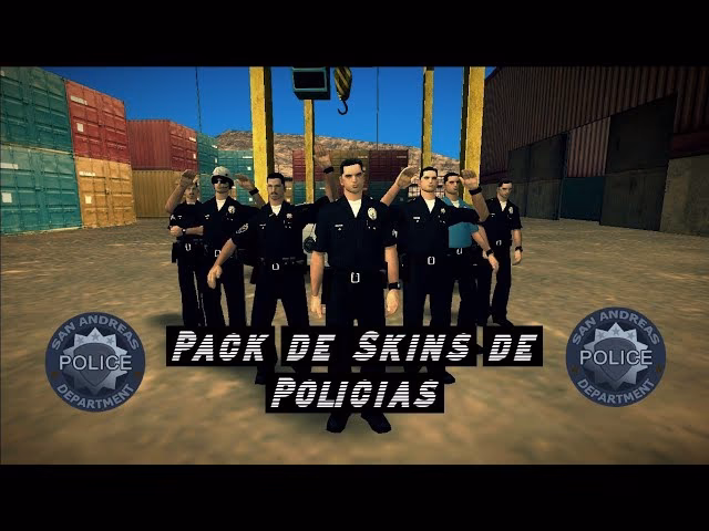 ¿Qué ofrece el mod de la policía de la piel para GTA San Andreas?