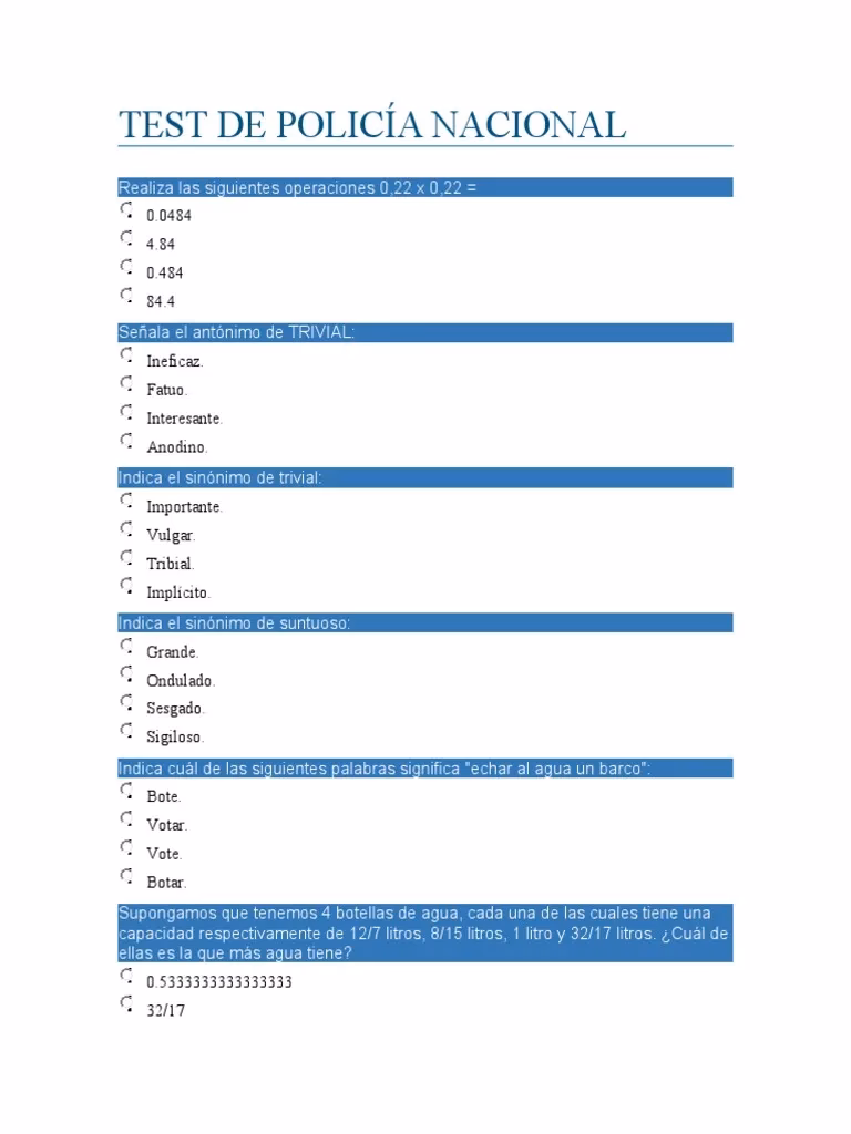 ¿Qué pruebas se necesitan para entrar a la Policía Nacional?