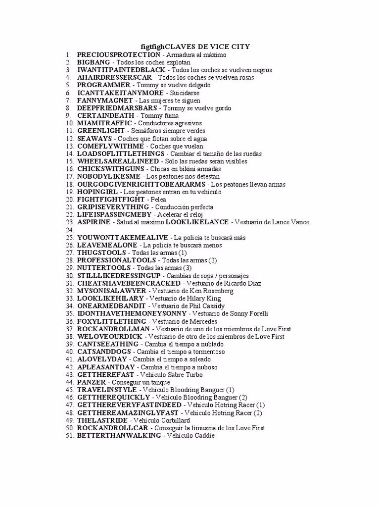 ¿Cómo nadar en Vice City?